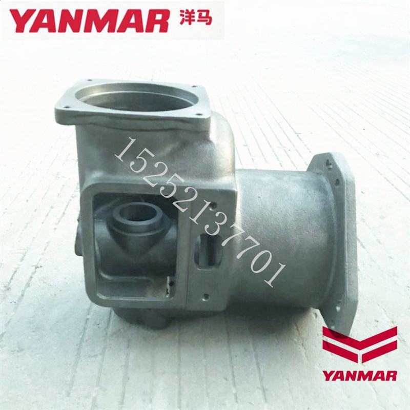 洋马收割机配件 AW600 CE-2 搅龙弯头 提升继承壳体