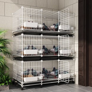 鸽子笼家用铁艺特大号养鸽子专用笼巢箱柯尔鸭养殖配对笼鸽舍鸽笼