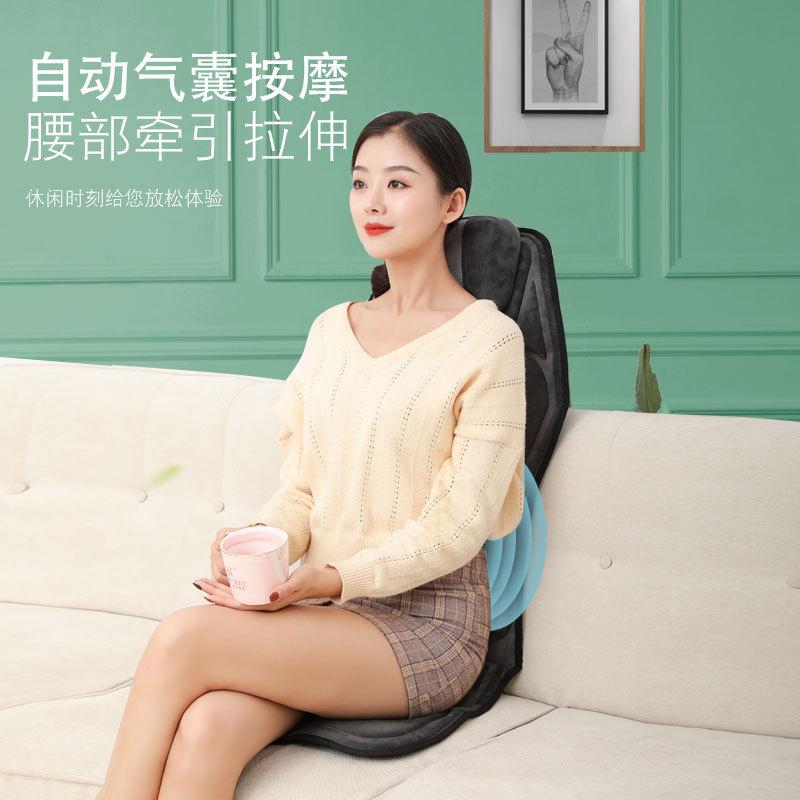 按摩全身车载背部汽车靠垫腰部颈椎器多功能椅P垫颈部电动仪垫揉