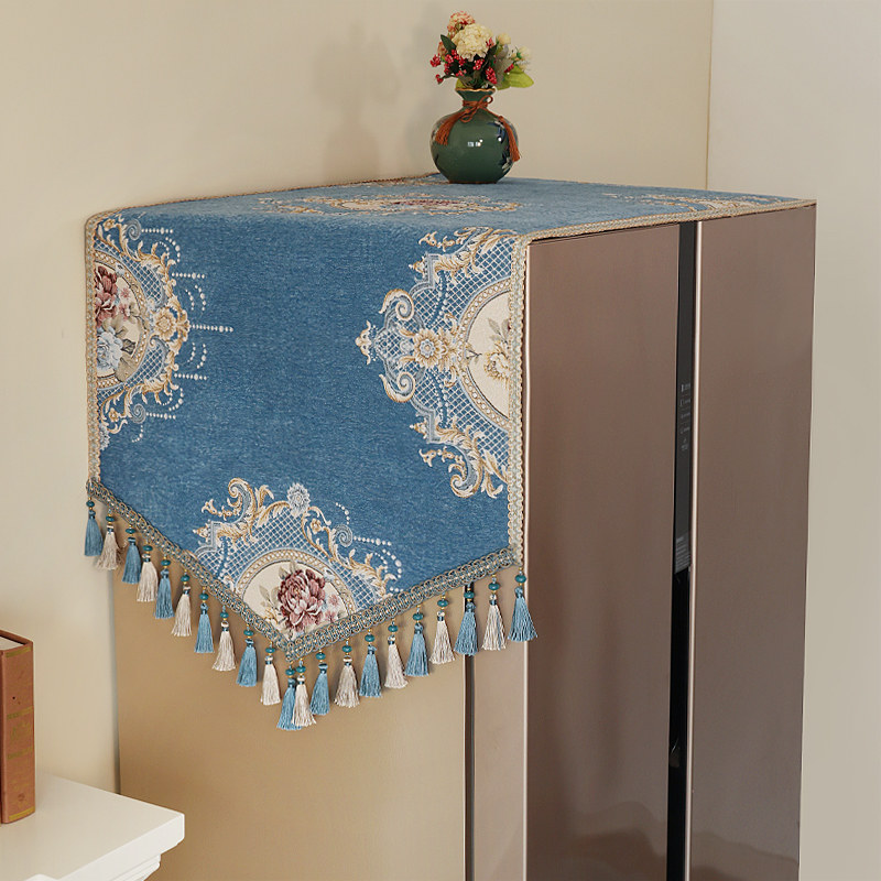 欧式高端冰箱防尘盖布罩巾顶轻奢单双门卡萨帝家用2023新款