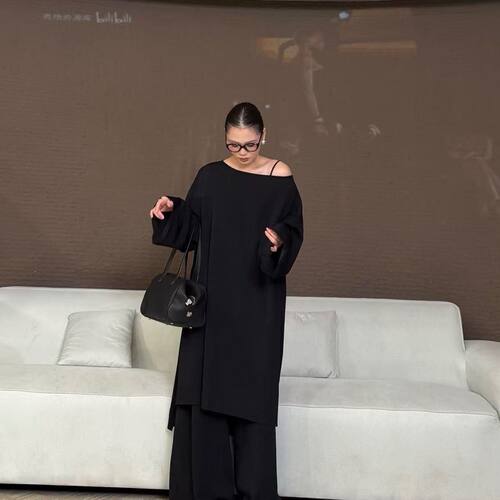 【女王家】极简气质老钱大女主私服针织套裤170斤以内（G759）