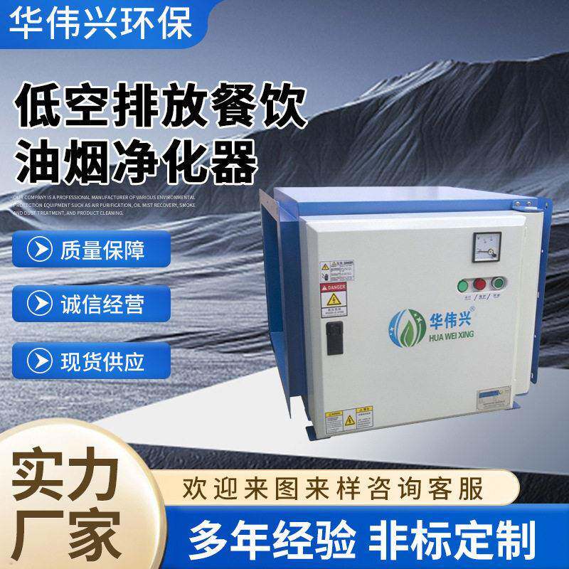 厂家直销餐饮饭店厨房油烟净化器可低空排放效清除烟雾HWX60K