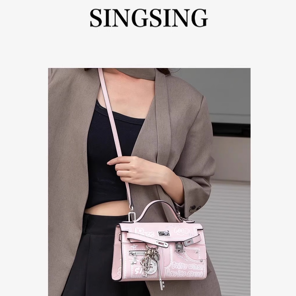 SING SING 1979原创菱格包包轻奢小众高级感包包女式2025新款女包