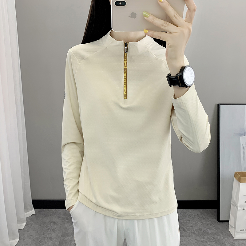 户外速干衣女长袖T恤夏季透气