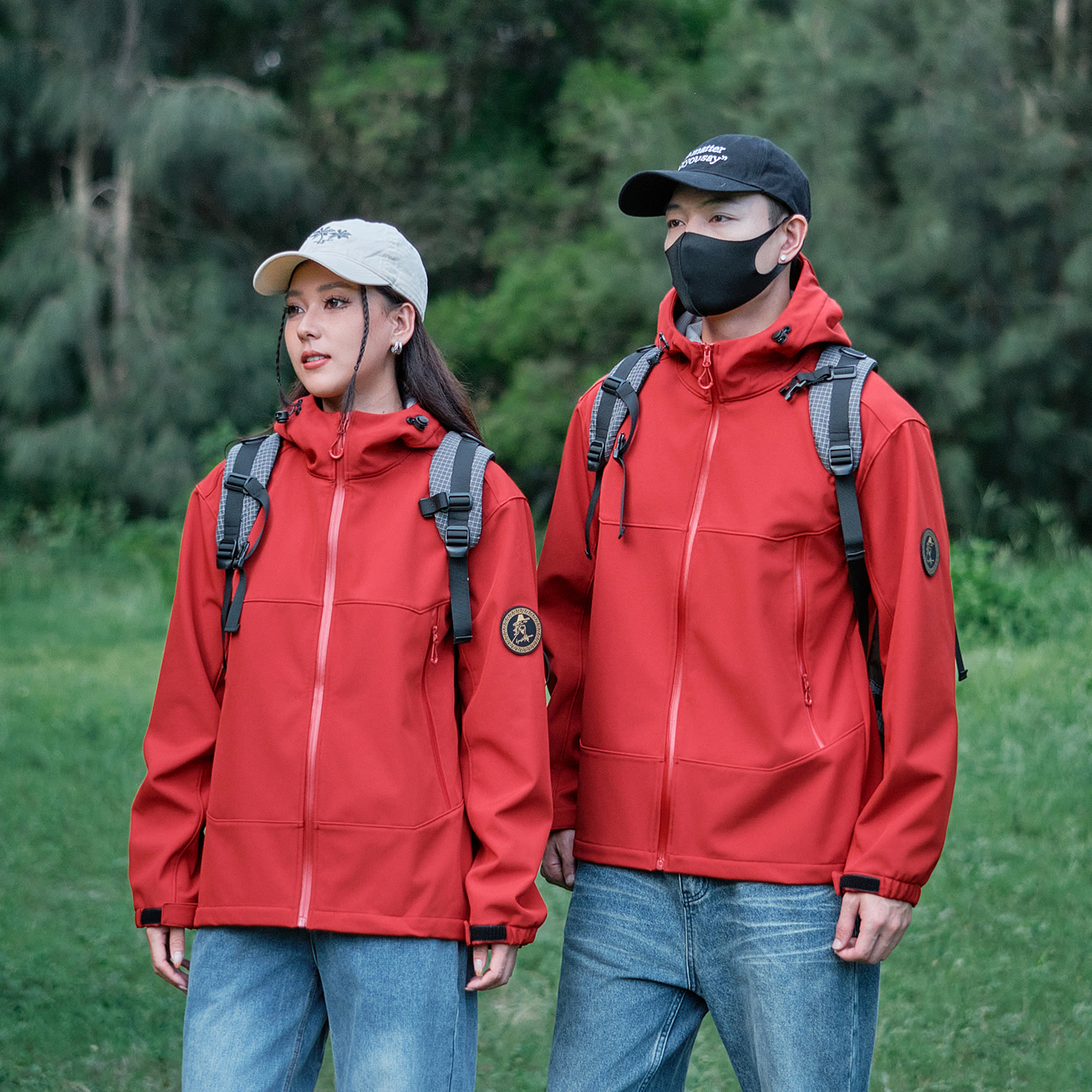 户外软壳衣男女新款防风耐磨