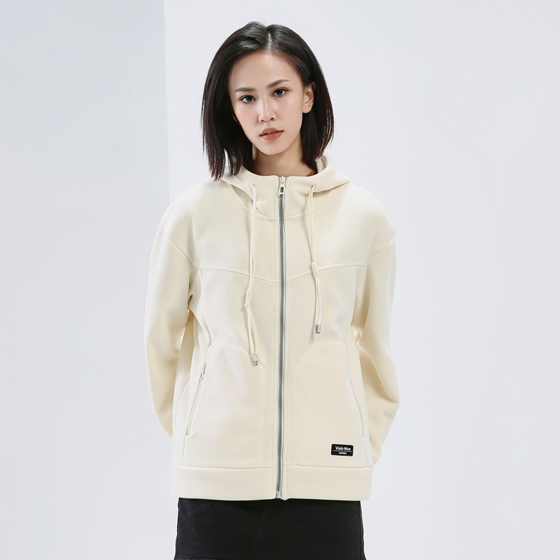 户外抓绒衣女士秋冬奥粒绒外套