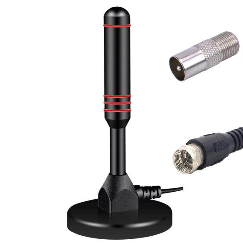 轻骑吸盘TV Antenna DVB DTMB l数位电视天线F头tv头USB放大升级