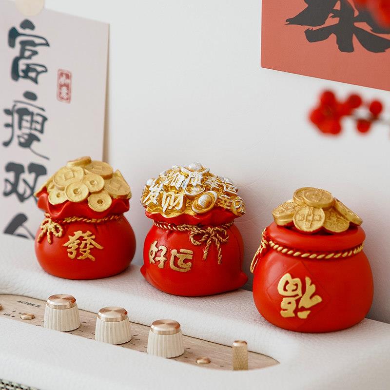 马年春节气氛装饰品场景布置用品新居仪式发财过年客厅年味小摆件