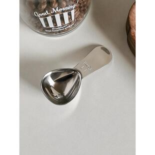 304食品级不锈钢咖啡豆量勺专用奶粉燕麦冻干勺子15ml克勺g集公度