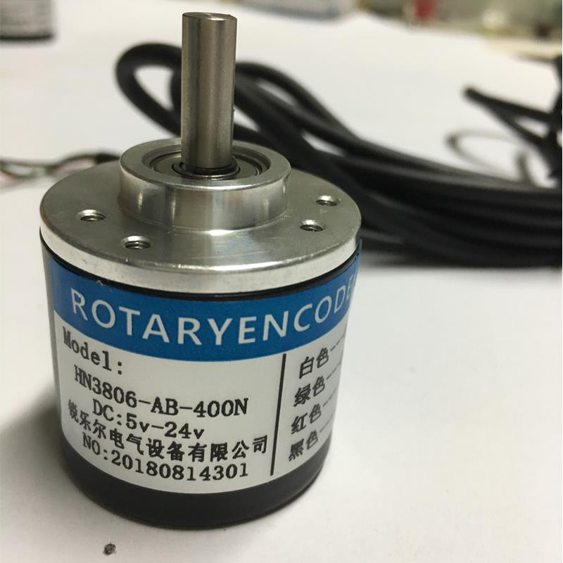 增量式光电旋转编码器实心轴AB相100/200/360/400/600/1000线 线