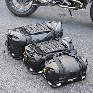 犀牛摩托车尾包后座驮包骑行包大容量防水机车中长途摩旅装备收纳