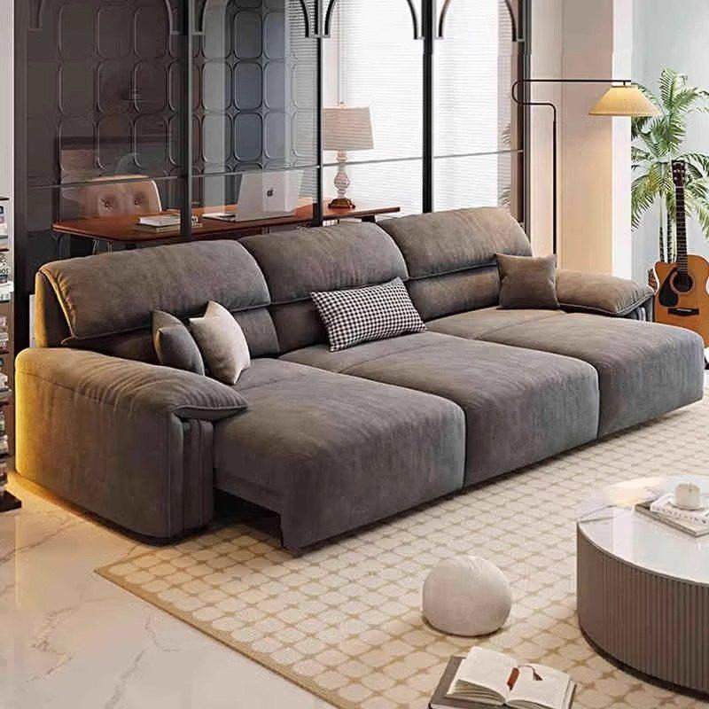 猫爪布电动多功能布艺沙发床两用客厅奶油风小户型可伸缩直排沙发,住宅家具,功能沙发,淘宝优惠券,粉丝福利购,淘宝优惠卷