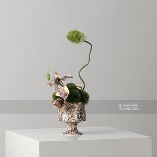 Wabi 陶瓷小花瓶插花售楼处客厅咖啡桌浴室花创意洽谈桌 Sabi风格