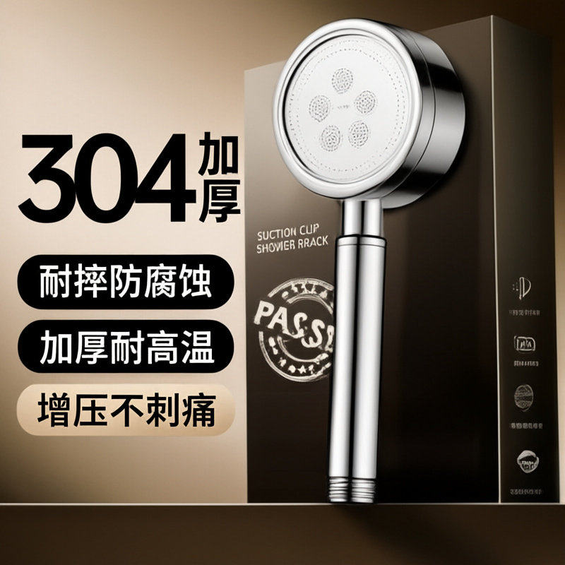 下单立减50304不锈钢增压花洒