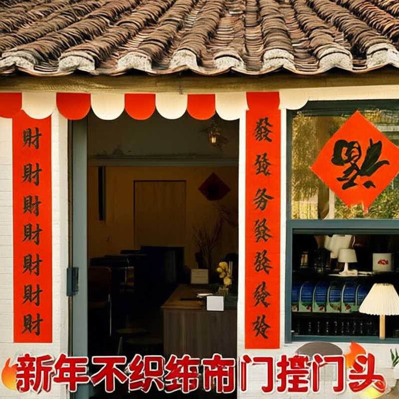 下单立减50春节门店装饰长条围边