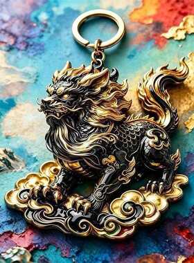 下单立减50山海经瑞兽挂件立体