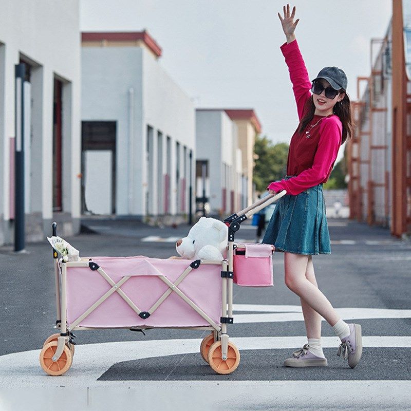 新款户外野营小推m车摆摊露营网红手推车可折叠带顶棚整套露营车,户外/登山/野营/旅行用品,户外营地车,淘宝优惠券,粉丝福利购,淘宝优惠卷