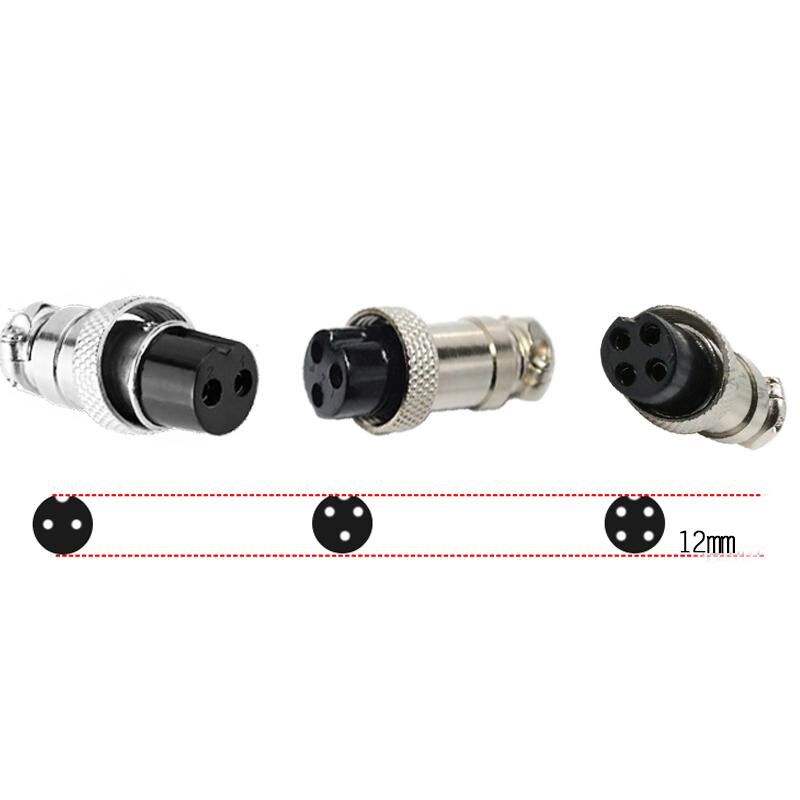 12V2A3A5A6A7A8A电源适配器航空头G2芯3孔4孔监控显示器电源适配