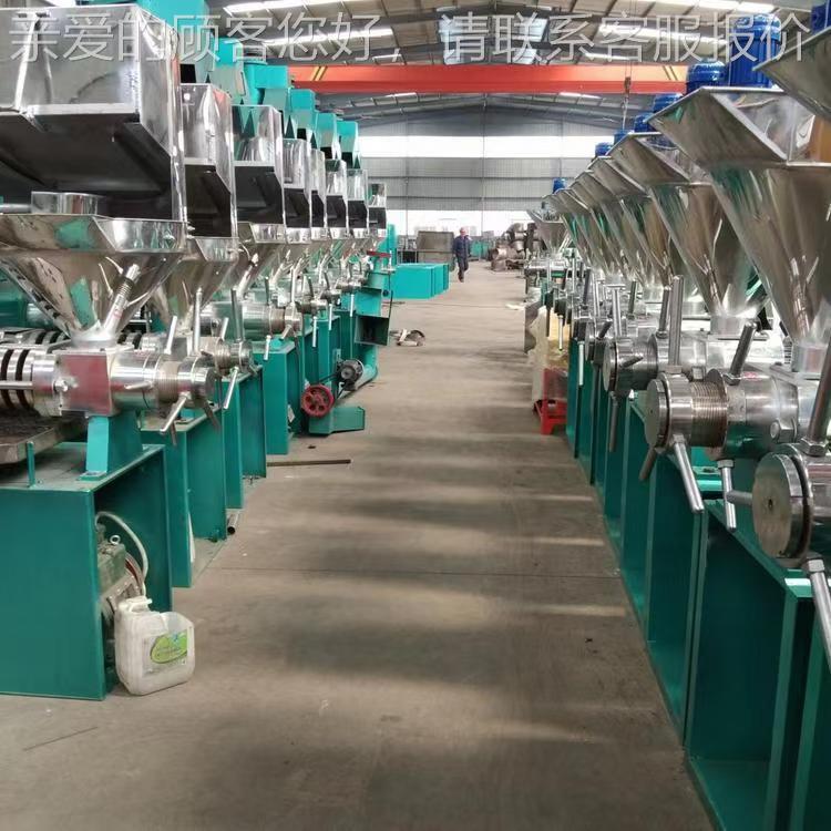 多功能旋榨生油 菜籽葵花籽花榨油机 商螺用中机小型MHQ螺旋榨油