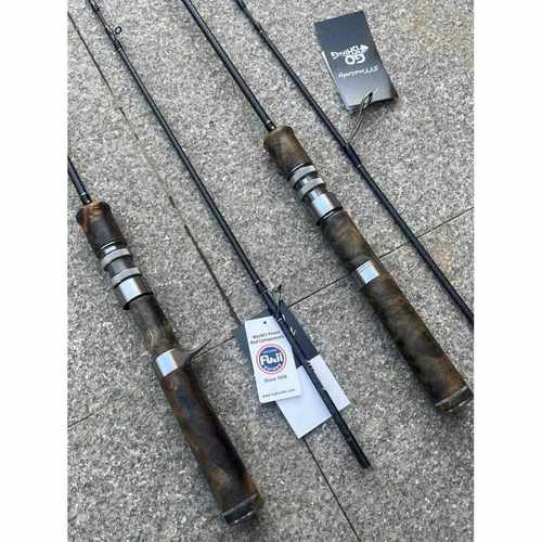 高碳快弹性富士引导环马嘴杆四节便携式旅行引诱马嘴杆4A软木手柄