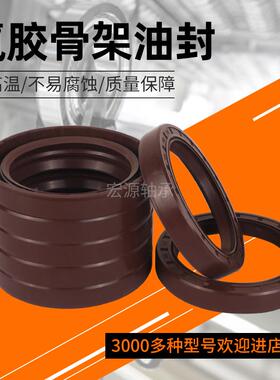 氟胶骨架油封24x25x32x34x35x36x37x38x40x42x45x47x4x5x6x7x8x10