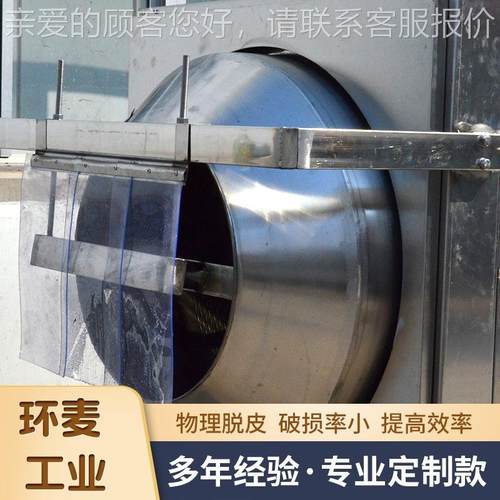 全自动桃仁去皮洗机 坚果仁去皮核清洗流水 杏清线仁滚筒式去XTF