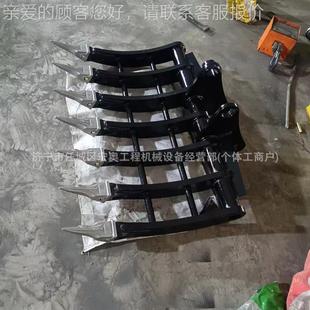 翻地草耙ISK子挖机属制具土定厂家耙子松器园林用农松土除草多齿