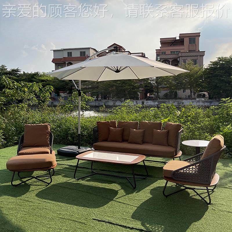 户外庭院桌绳编椅组合庭院阳台内实木藤编咖啡沙发简约家822厅具,住宅家具,户外沙发,淘宝优惠券,粉丝福利购,淘宝优惠卷