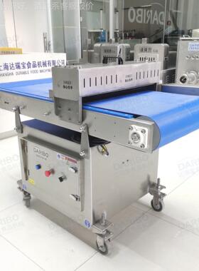 A大片牛羊肉刻花开花牛加OUK工设产备 烧烤槽用肉片开花开机器生