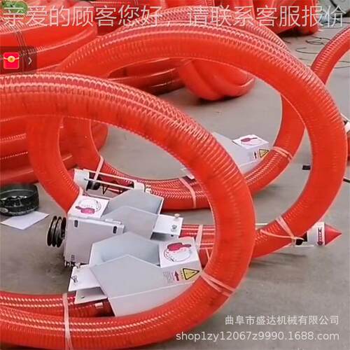中驱动牛筋软多用途粮软管管料机抽玉米SD-XLJ小麦颗粒吸机小型装
