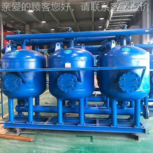 600m3D撬装污水过滤置核桃壳多介质球纤装维DN50-500束过爆滤器PL
