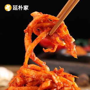 延朴家延边朝鲜族泡菜拌桔梗狗宝道拉基香辣美味下饭菜