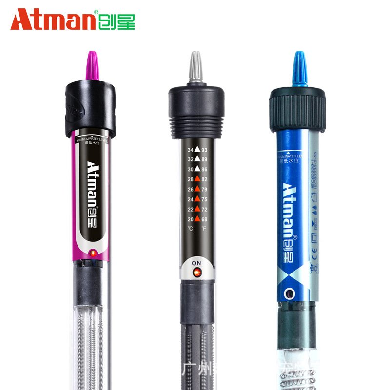 Atman创星CH系列加温棒自动恒温玻璃水族箱加热棒300W