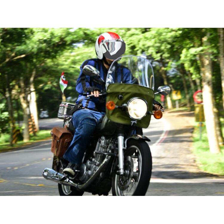 摩托车旭风防长江750挡风龙嘉挡风鑫源400复古挡风哈雷挡风
