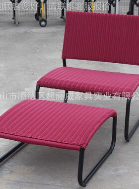 户外CF805家具时可尚编躺椅收纳躺床户外床休闲阳台沙躺滩藤椅