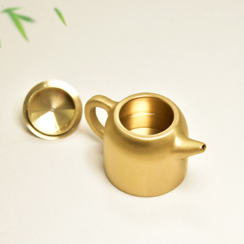 黄铜砚滴文房水滴墨汁加水文房四宝迷你手工水盂书法专用书房摆件