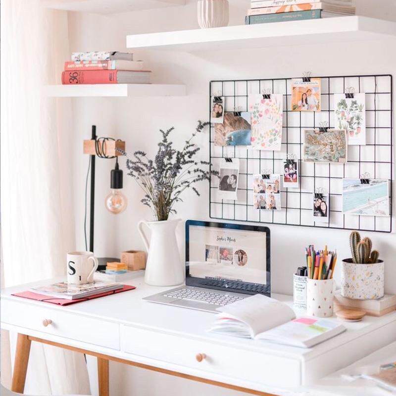 栅格网铁框照片背景墙装饰衣架方便面架宠物防逃逸栅格家用铁网栅