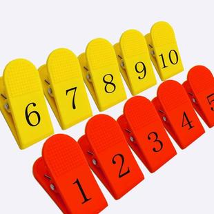 号码牌麻辣烫夹子餐饮饭店排号叫号牌数字编号夹寄存洗浴鞋夹定制
