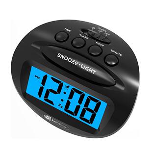 平凡如斯！多功能LED时钟旅行小闹钟儿童学生简约实用桌面座钟