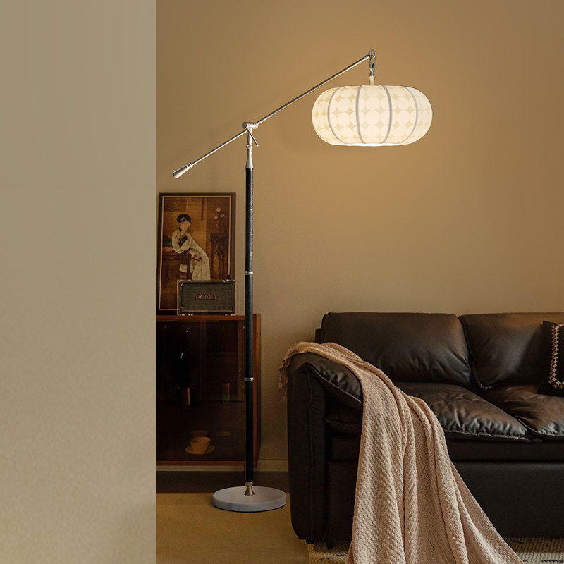 钓鱼灯落地灯客厅沙发卧室高级感法式美式复古中古高颜值立式台灯