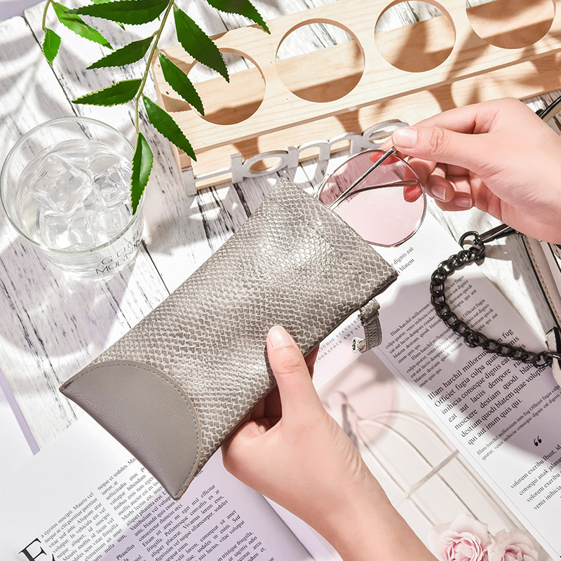 眼镜袋抗压便携女简约收纳包韩国随身自动闭合太阳墨镜袋眼睛袋子