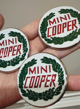 minicooper country man jcw one车内装饰全系列金属贴徽章冰箱贴