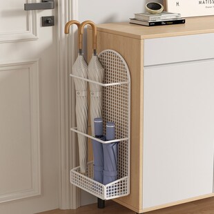 免打孔壁挂式雨伞收纳架家用放伞桶神器入户门口置物架极窄雨伞架