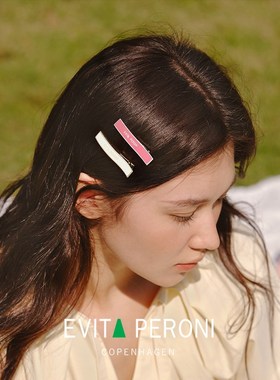 丹麦Evita Peroni/依慧达2025新款女发夹边夹侧边小众刘海夹前额
