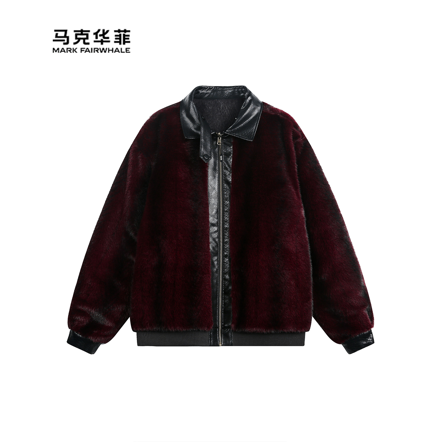 美式复古双面穿棉衣加厚保暖外套