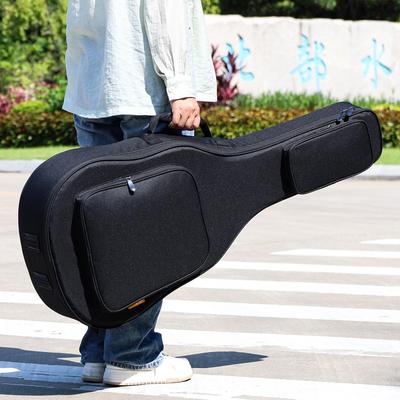 加厚加绒吉他包寸寸防水双肩民谣吉他包寸古典琴包防摔背包