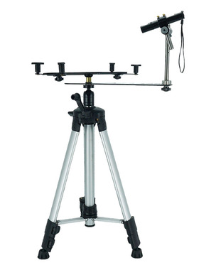 专用激光罗盘支架三脚架红外线360度旋转全铝无磁双激光头定位仪