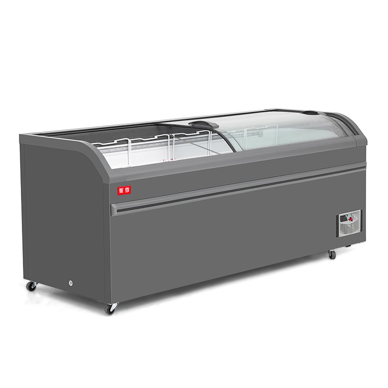 展示柜保鲜柜冰柜水果商用卧式展示柜雪糕柜冷柜饮料超市组合柜