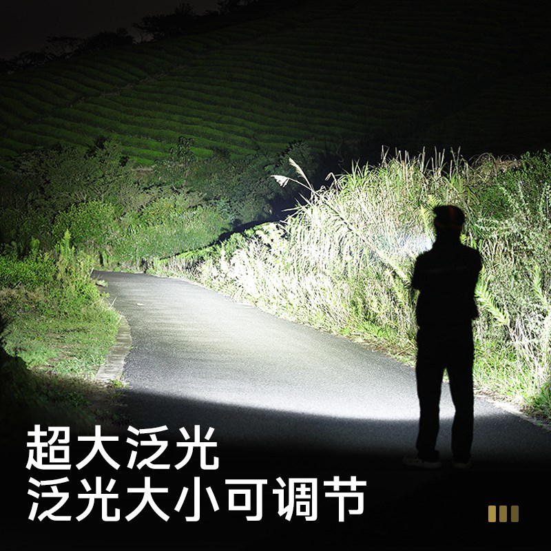 头灯强光充电超亮头戴式户外照明野外手电筒新款户外钓鱼超长续航