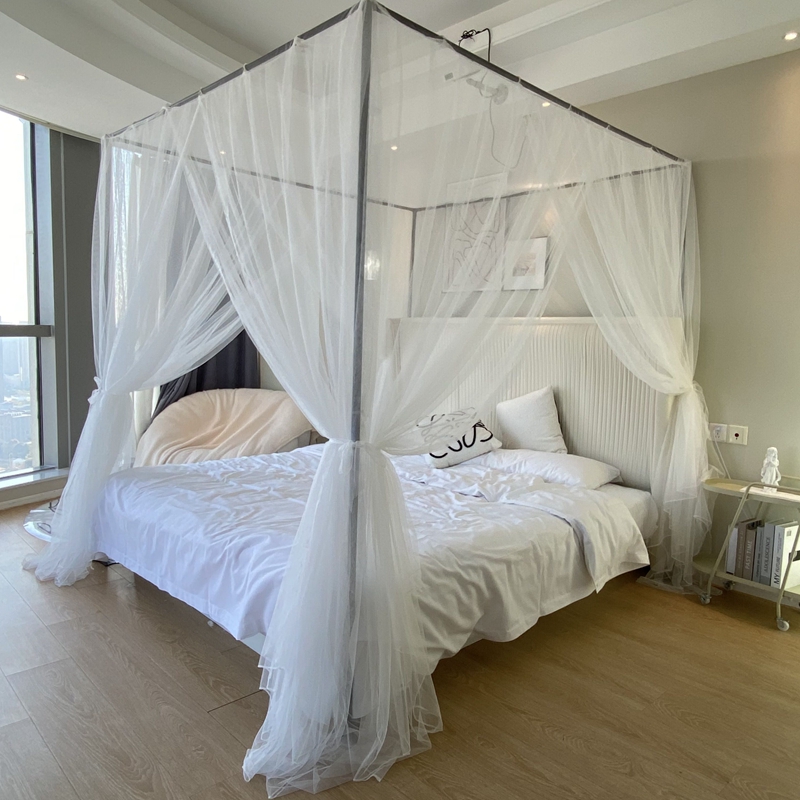 可定制A类蚊帐2023新款高级宫廷落地支架家用卧室双层床幔公主风